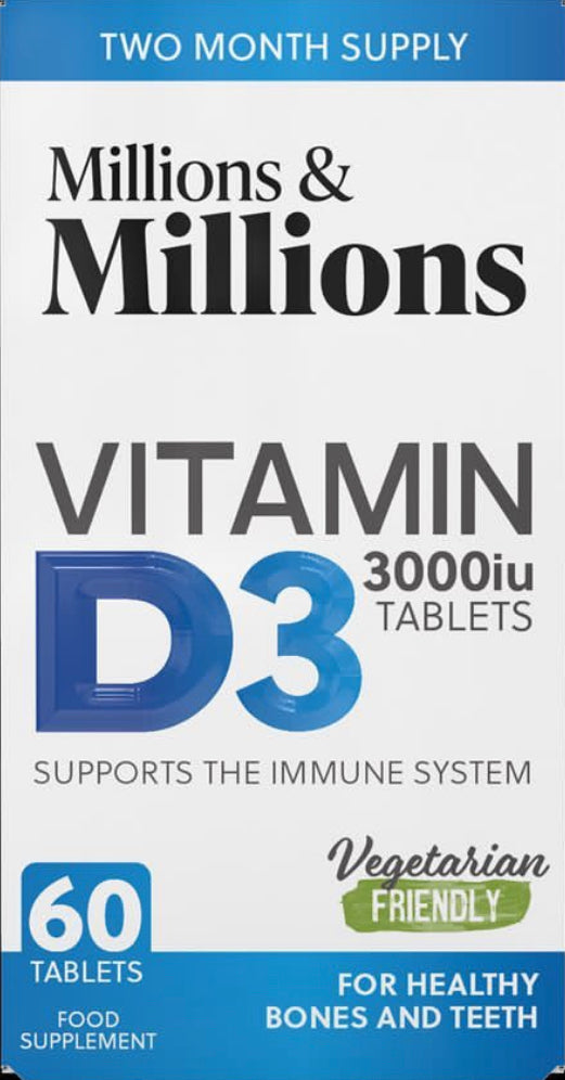 Millions and millions vitamin d3 3000iu