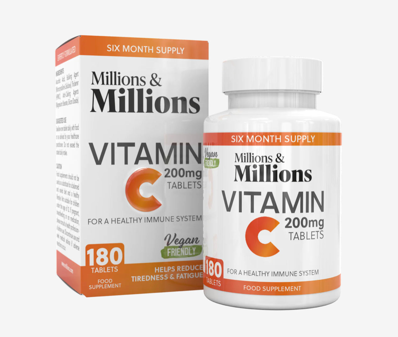 Millions and Millions Vitamin C 200mg