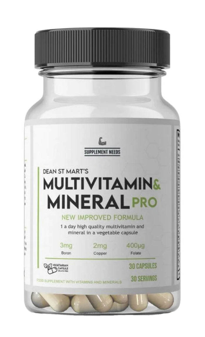 Supplement needs Multi vitamin and mineral pro