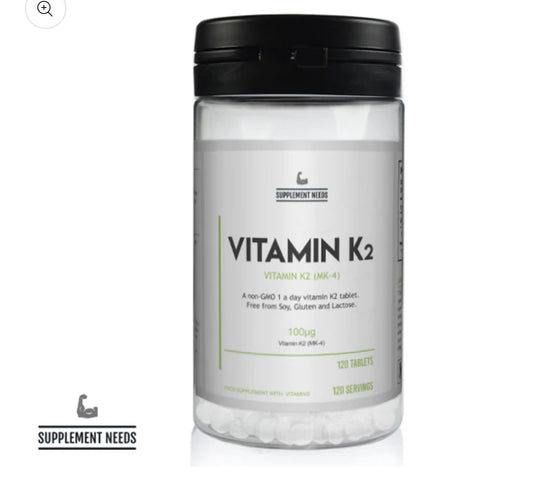 SUPPLEMENT NEEDS VITAMIN K2 (MK-4) - 120 TABS