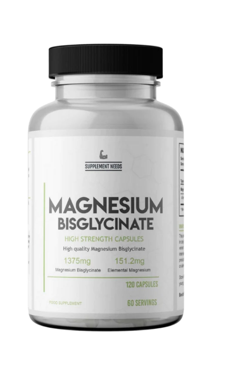 Supplement need’s magnesium bisglycinate - 120 tablets